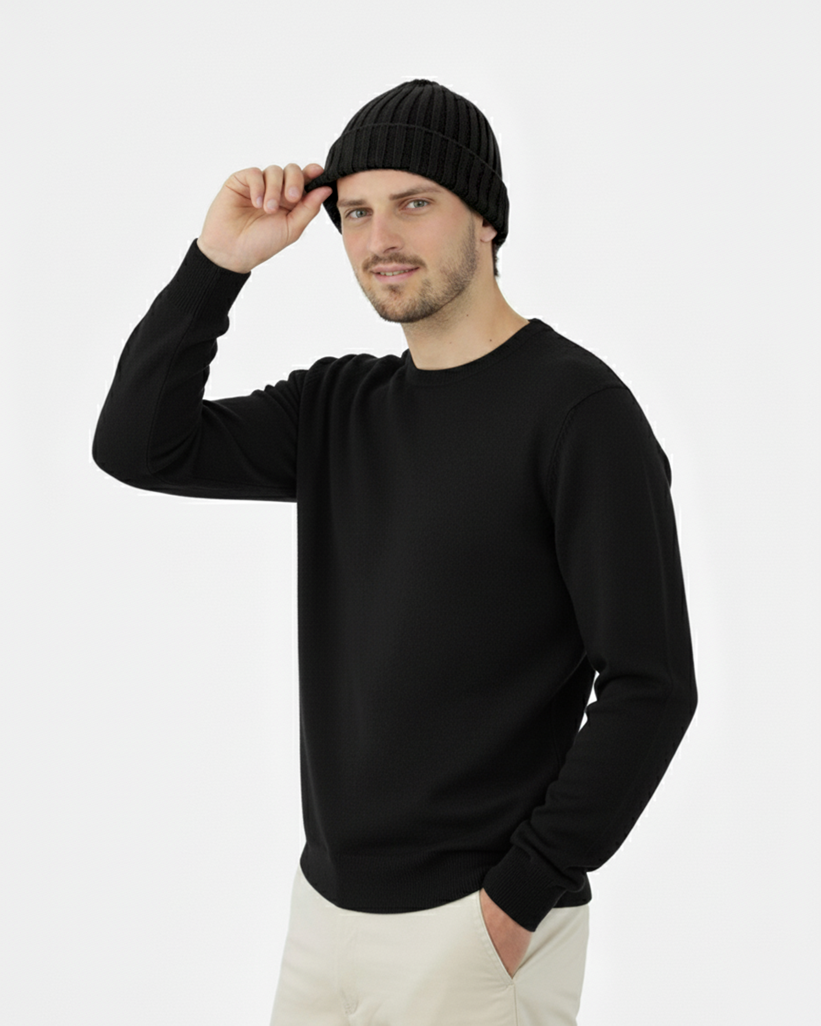 Cappello Cashmere Nero