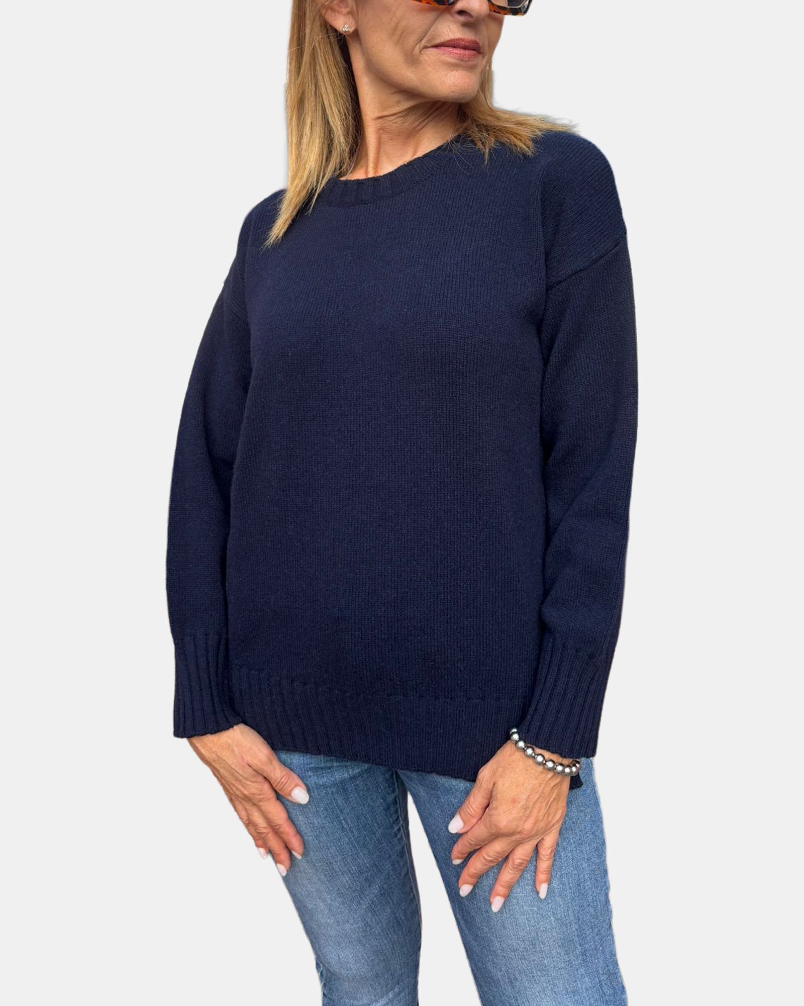 Girocollo in Eco Cashmere